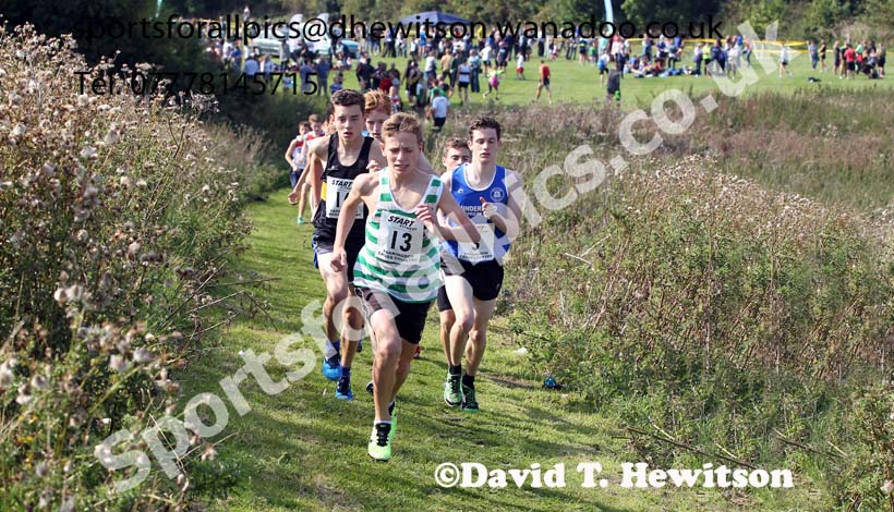 Soon after the start of the mens and womens under-17s Sunderland Harreirs Cross Country. Photo: David T. Hewitson/Sports for All Pics